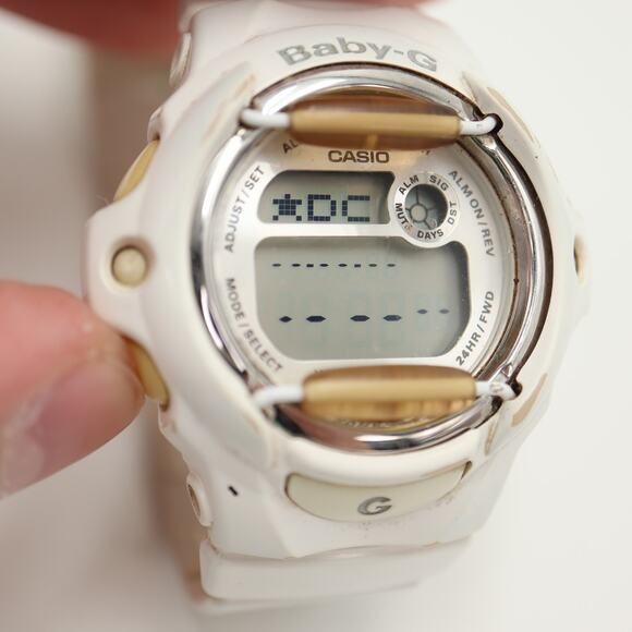 Casio Baby G Shock White Unisex 43mm Digital Watch BG-169R 3252 w New Battery - Picture 15 of 15